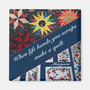 Wenn das Leben dir überlassen bleibt, mach eine Qu Magnet