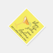 Wenn das Leben dir Zitronen gibt, dann tue Wodka Serviette (Ecke)