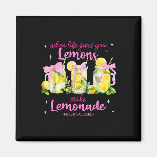 Wenn das Leben dir Zitronen gibt, die Lemonade-Coq Magnet