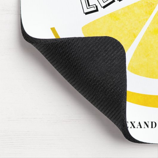 Wenn das Leben dir Zitronen gibt, die Lemonade gel Mousepad (Ecke)