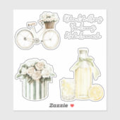 Wenn das Leben dir Zitronen gibt, die Limonade mac Aufkleber (Blatt)