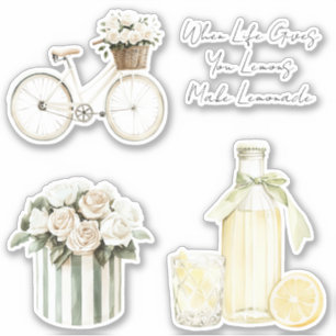 Wenn das Leben dir Zitronen gibt, die Limonade mac Aufkleber