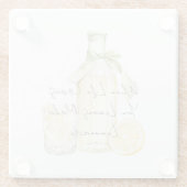 Wenn das Leben dir Zitronen gibt, die Limonade mac Glasuntersetzer (Rückseite)