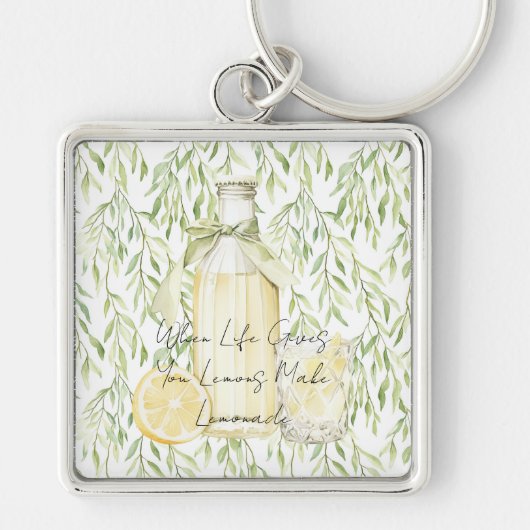 Wenn das Leben dir Zitronen gibt, die Limonade mac Schlüsselanhänger (Vorne)