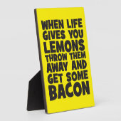 Wenn das Leben dir Zitronen gibt, hol dir etwas Ba Fotoplatte (Seite)