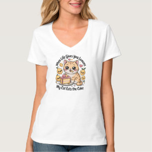  Wenn das Leben dir Zitronen gibt, isst meine Katz T-Shirt