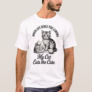 Wenn das Leben dir Zitronen gibt, isst meine Katze T-Shirt