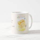 Wenn das Leben dir Zitronen gibt Kaffeetasse (VorderseiteRechts)