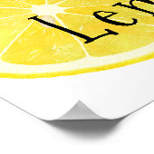 Wenn das Leben dir Zitronen gibt, mach Lemonade Po Poster (Ecke)