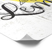 "Wenn das Leben dir Zitronen gibt, mach Lemonade"- Poster (Ecke)