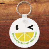 Wenn das Leben dir Zitronen gibt, mach Lemonade Schlüsselanhänger (Vorderseite)