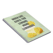 Wenn das Leben dir Zitronen gibt, mache Zitronenzi Notizblock (Rechte Seite)