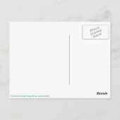 Wenn das Leben dir Zitronen gibt (orange Hintergru Postkarte (Rückseite)