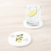 Wenn das Leben dir Zitronen gibt Tequila hinzufüge Getränkeuntersetzer (Seite)