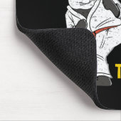 Wenn das Leben dir Zitronen gibt, tritt sie weg Ei Mousepad (Ecke)