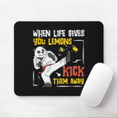 Wenn das Leben dir Zitronen gibt, tritt sie weg Ei Mousepad (Mit Mouse)