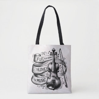 Wenn das Leben ein Lied ist, ist die Liebe die Mus Tasche