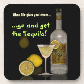 Wenn das Leben einem Lemonen gibt Untersetzer (Vorderseite)