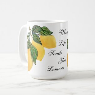 Wenn das Leben einem Lemons klassische Tasse schic