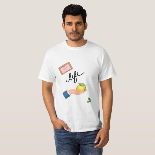 Wenn das Leben einem Lemons-T-Shirt gibt T-Shirt (Vorne ganz)