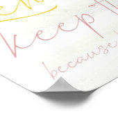 Wenn das Leben einem Lemons Wall Art gibt Poster (Ecke)