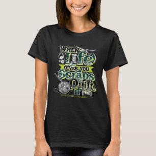 Wenn das Leben einem Müll gibt, quilters es quilte T-Shirt
