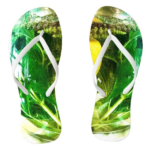 Wenn das Leben einem Zitronen gibt Badesandalen (Fußbett)