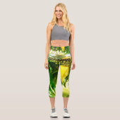 Wenn das Leben einem Zitronen gibt Capri Leggings (Vorderseite)