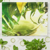 Wenn das Leben einem Zitronen gibt Geschirrtuch (Gefaltet)