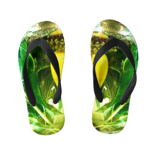 Wenn das Leben einem Zitronen gibt Kinderbadesandalen