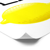 Wenn das Leben einem Zitronen gibt...Machen Sie Le Poster (Ecke)