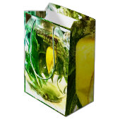 Wenn das Leben einem Zitronen gibt Mittlere Geschenktüte (Rückseite Schrägansicht)