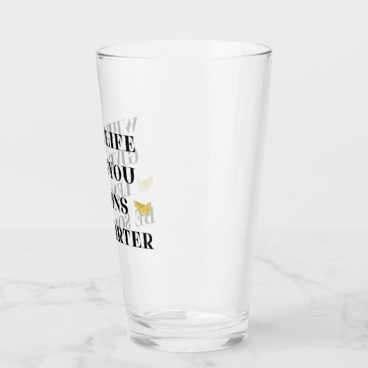 Wenn das Leben einem Zitronen gibt, wird er ein Sq Glas (Links)