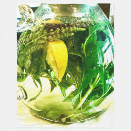 Wenn das Leben einem Zitronensocken gibt Fleecedecke