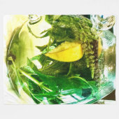 Wenn das Leben einem Zitronensocken gibt Fleecedecke (Vorderseite (Horizontal))