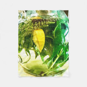 Wenn das Leben einem Zitronensocken gibt Fleecedecke