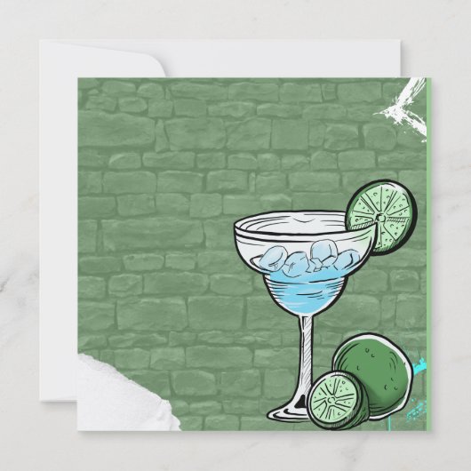 Wenn das Leben gibt Ihnen Lemon einfach hinzufügen Einladung (Rückseite)