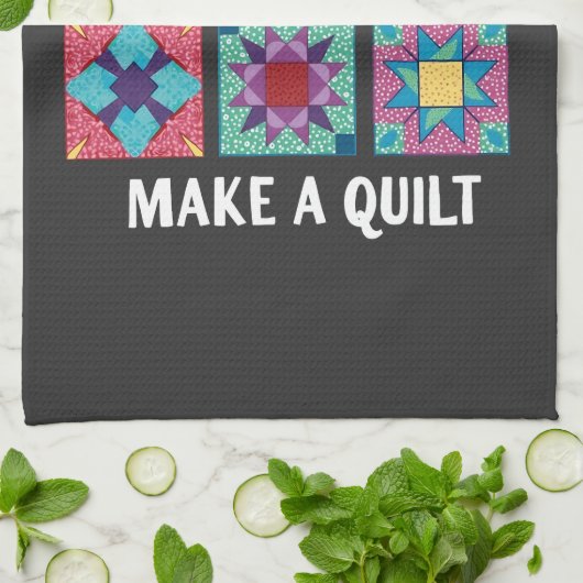 Wenn das Leben gibt Sie Schrott machen ein Steppkn Geschirrtuch (Gefaltet)