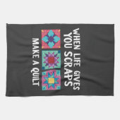 Wenn das Leben gibt Sie Schrott machen ein Steppkn Geschirrtuch (Horizontal)