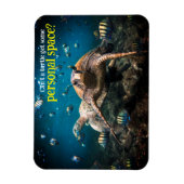 Wenn das Leben hart wird, behalt einfach zu schwim Magnet (Vertikal)