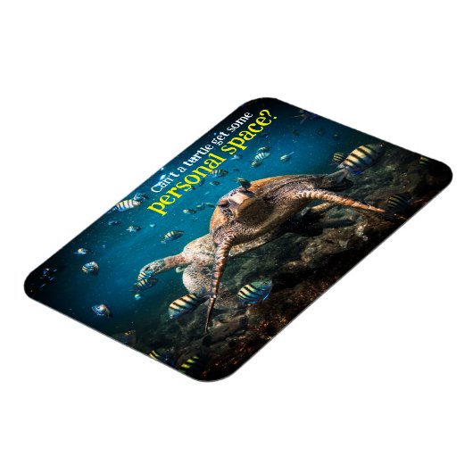 Wenn das Leben hart wird, behalt einfach zu schwim Magnet (Linke Seite)