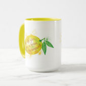 Wenn das Leben Ihnen eine Zitrone gibt, machen Sie Tasse (Vorderseite Links)