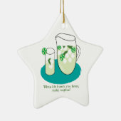 Wenn das Leben Ihnen Kalke übergibt, machen Sie Keramikornament (Rechts)