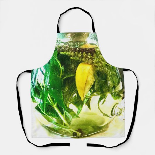 Wenn das Leben Ihnen Limonen All-Over-Print-Schürz Schürze (Vorderseite)