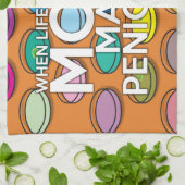 WENN DAS LEBEN IHNEN MOLD GIBT, MACHEN SIE PENICIL GESCHIRRTUCH (Gefaltet)