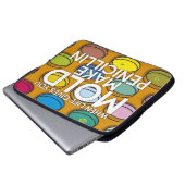 WENN DAS LEBEN IHNEN MOLD GIBT, MACHEN SIE PENICIL LAPTOPSCHUTZHÜLLE (Vorne Knopf)