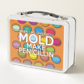 WENN DAS LEBEN IHNEN MOLD Medical Science GIBT Metall Brotdose (Rückseite)