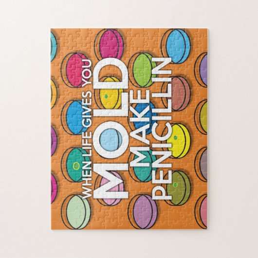 WENN DAS LEBEN IHNEN MOLD science GEBEN WIRD Puzzle (Vertikal)