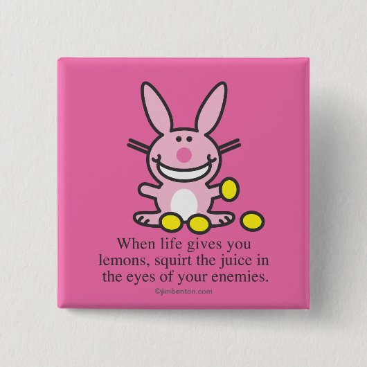 Wenn das Leben Ihnen Zitronen gibt Button (Vorderseite)