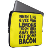 Wenn das Leben Ihnen Zitronen gibt, erhalten Sie Laptopschutzhülle (Vorne Rechts)